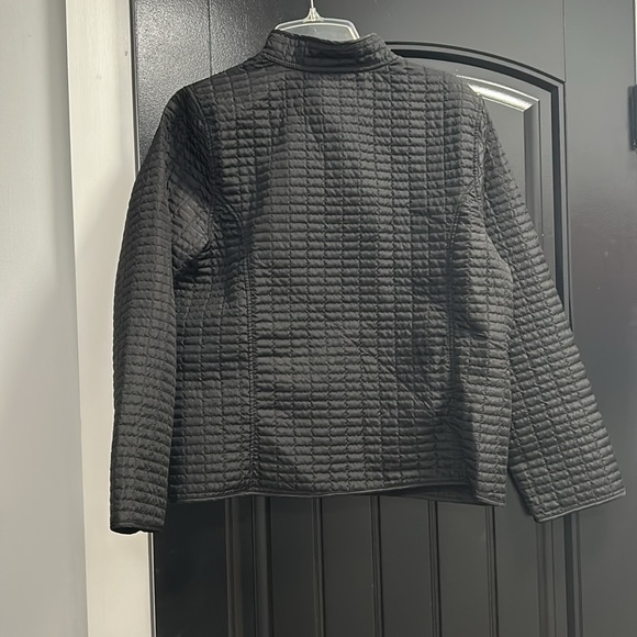 Large Sportelle quilted jacket with snap closure - Picture 6 of 7